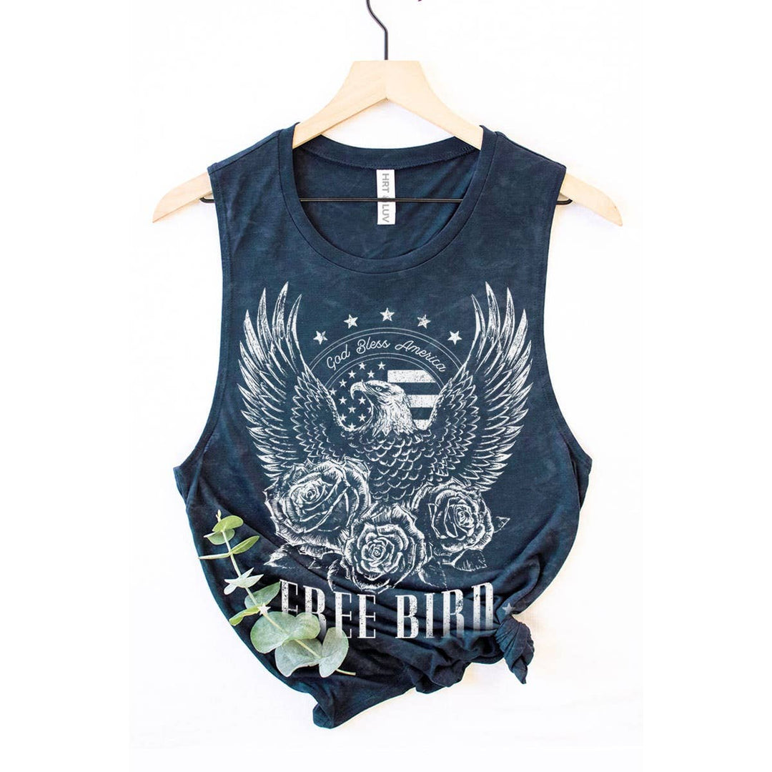The Free Bird Graphic Tank (Red)