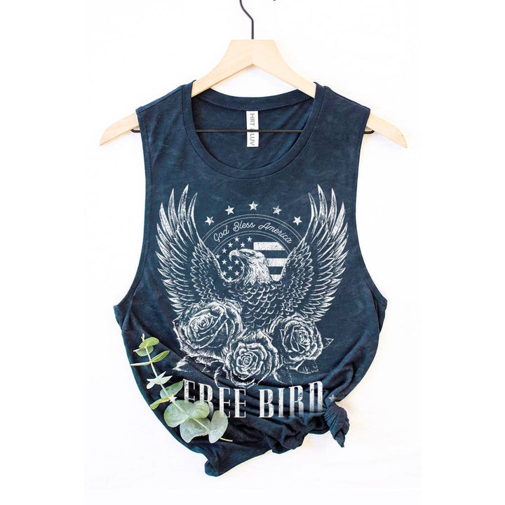 The Free Bird Graphic Tank (Red)