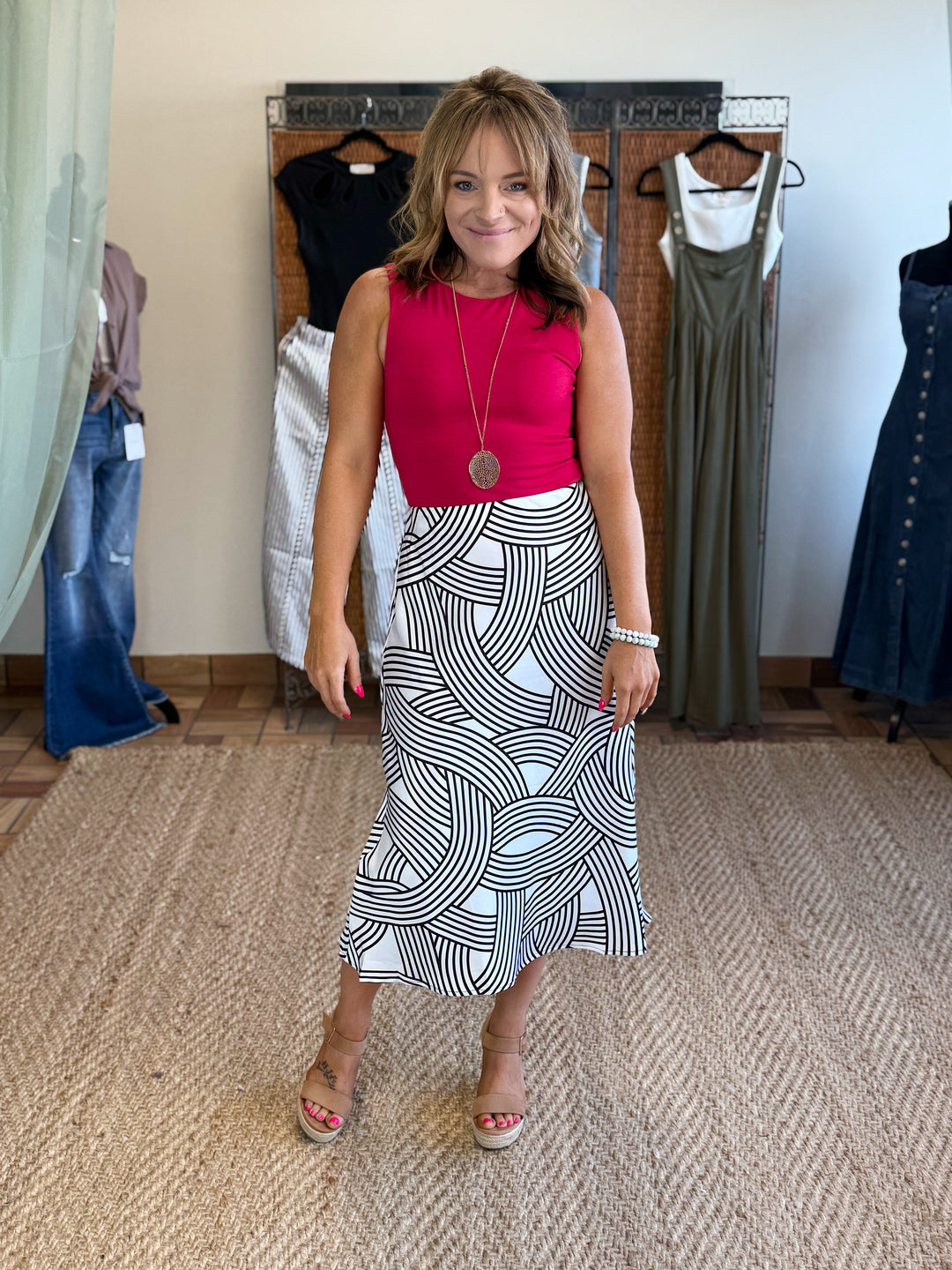Modern Muse Midi Skirt