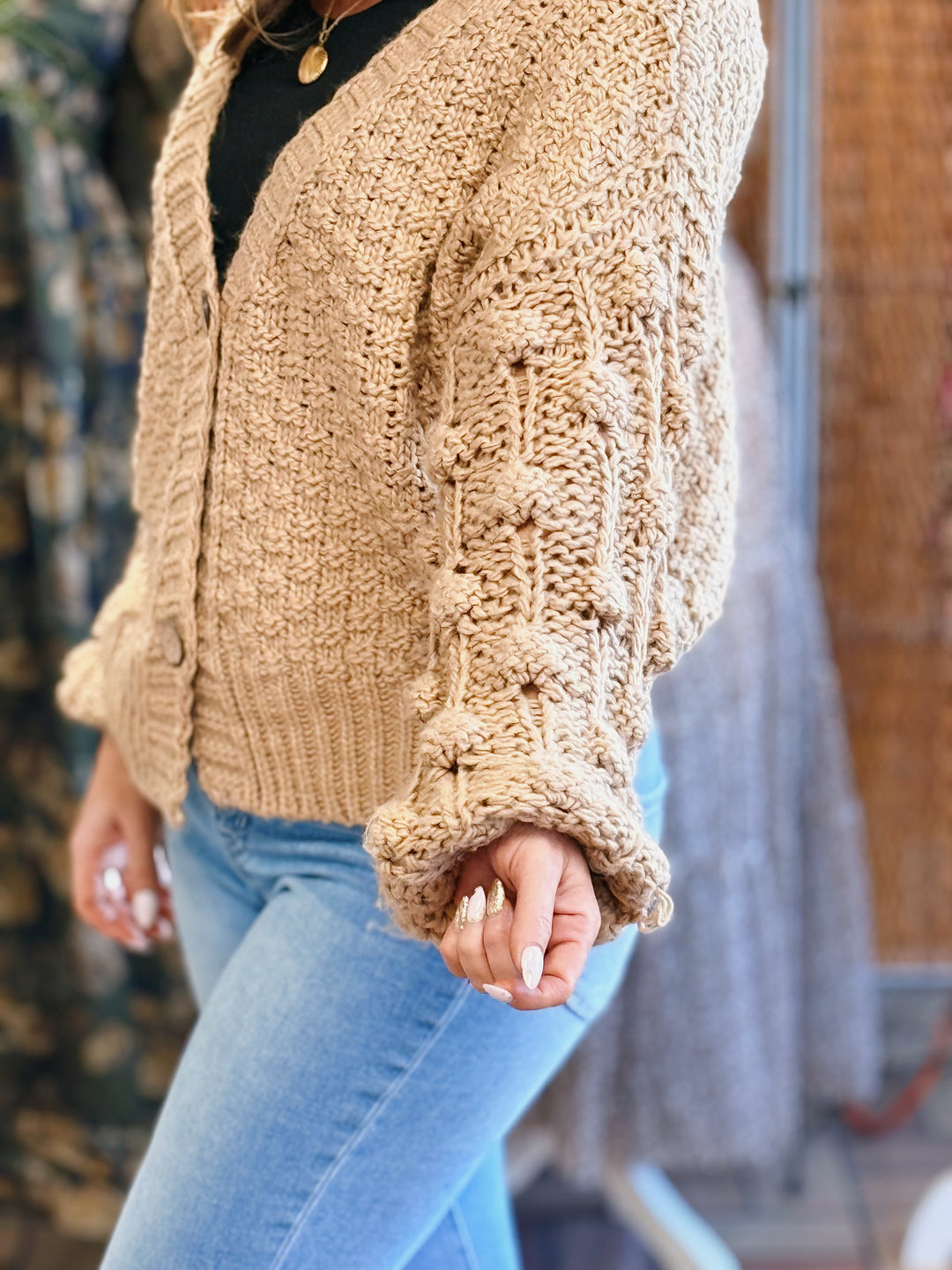 The Woven Trim Cardigan