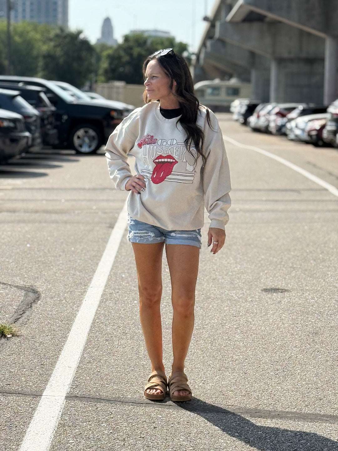 Go Big Red Rocker Sweatshirt