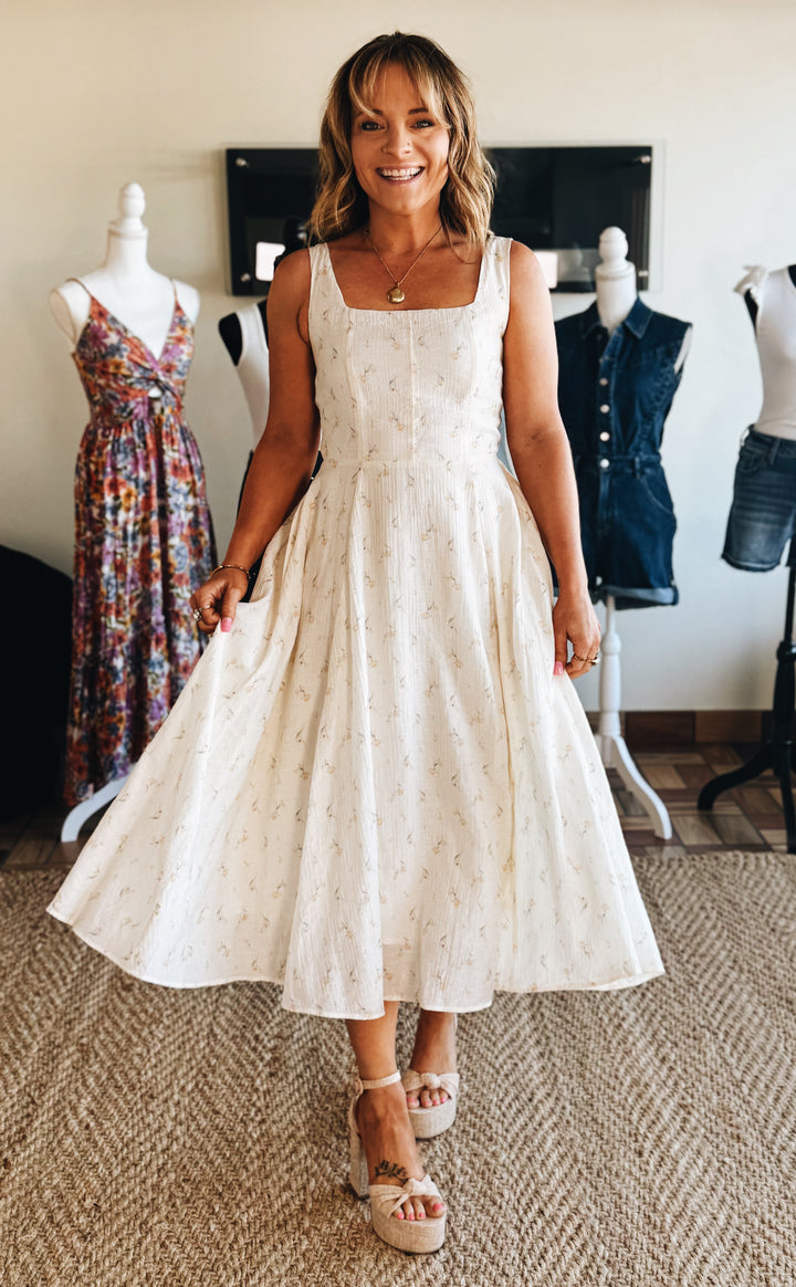 Pattern Breaker Floral Midi