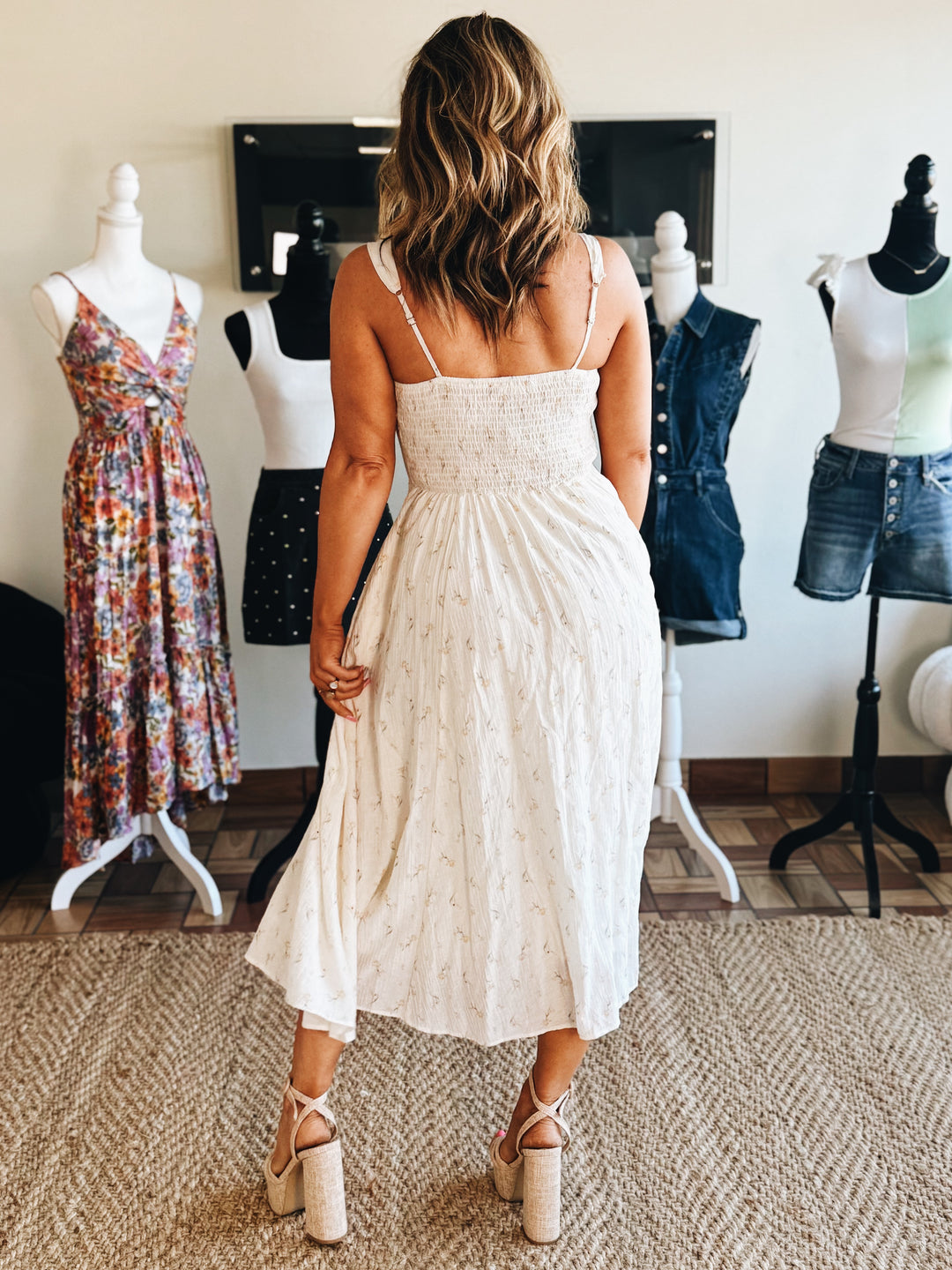 Pattern Breaker Floral Midi