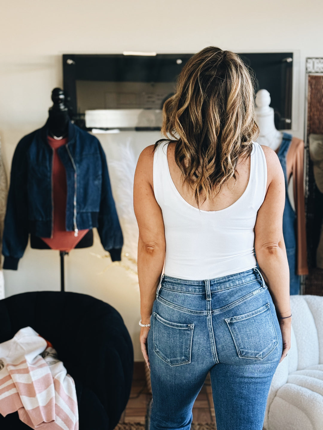 The Ever After Double-Layer Bodysuit (Color: White)