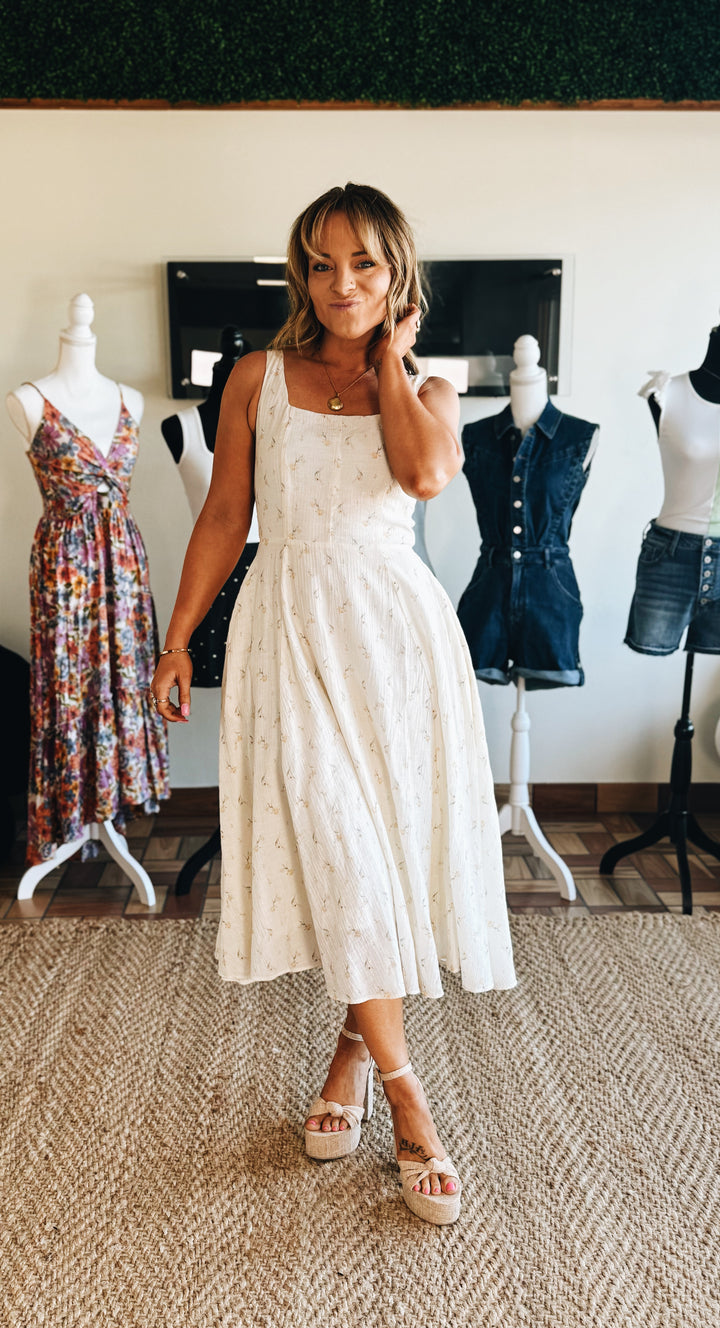 Pattern Breaker Floral Midi