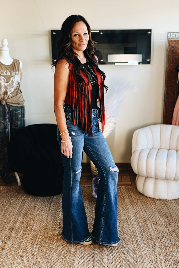 The Wildfire Fringe Vest
