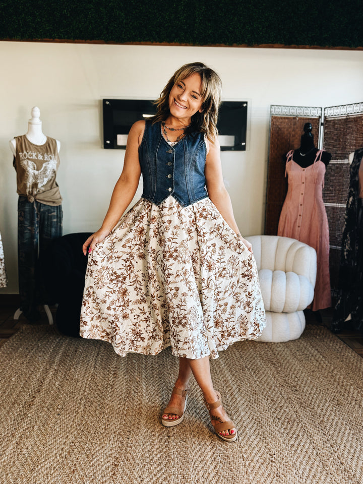 The Soft Bloom Slip Dress