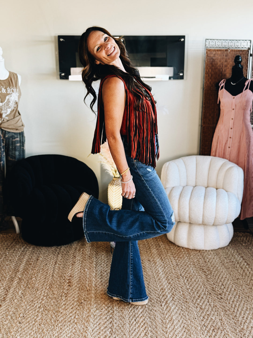 The Wildfire Fringe Vest