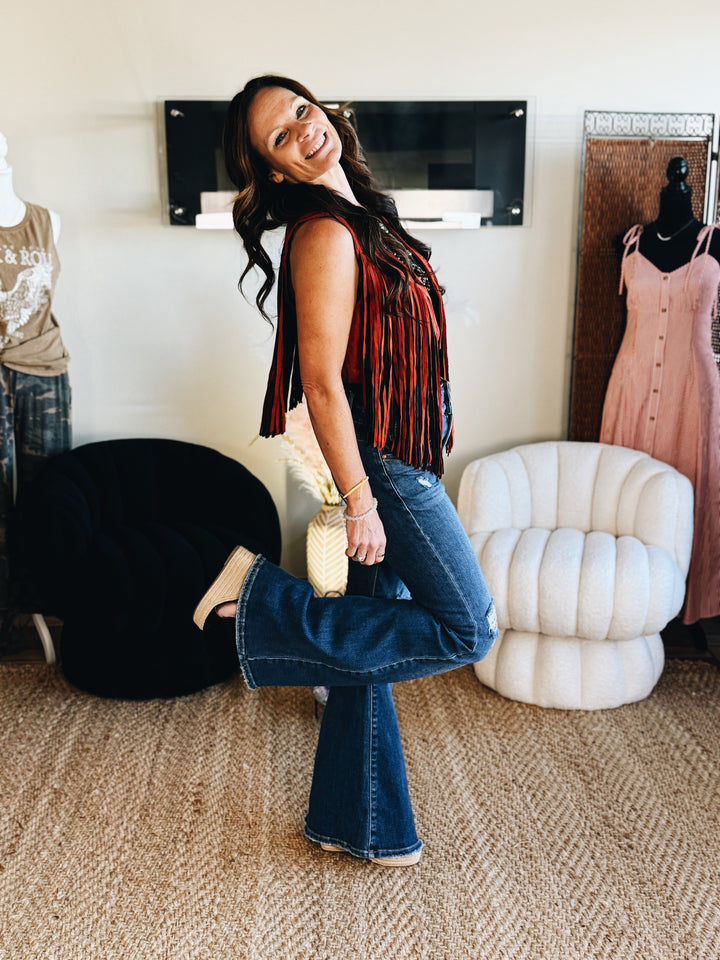 The Wildfire Fringe Vest