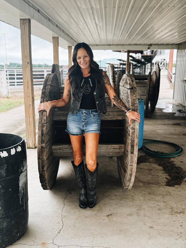 Cut the Rules Denim Vest
