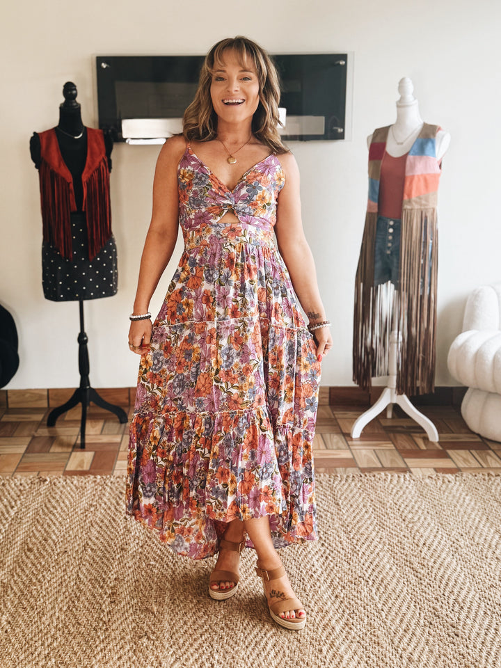 Bloomveil Midi Dress