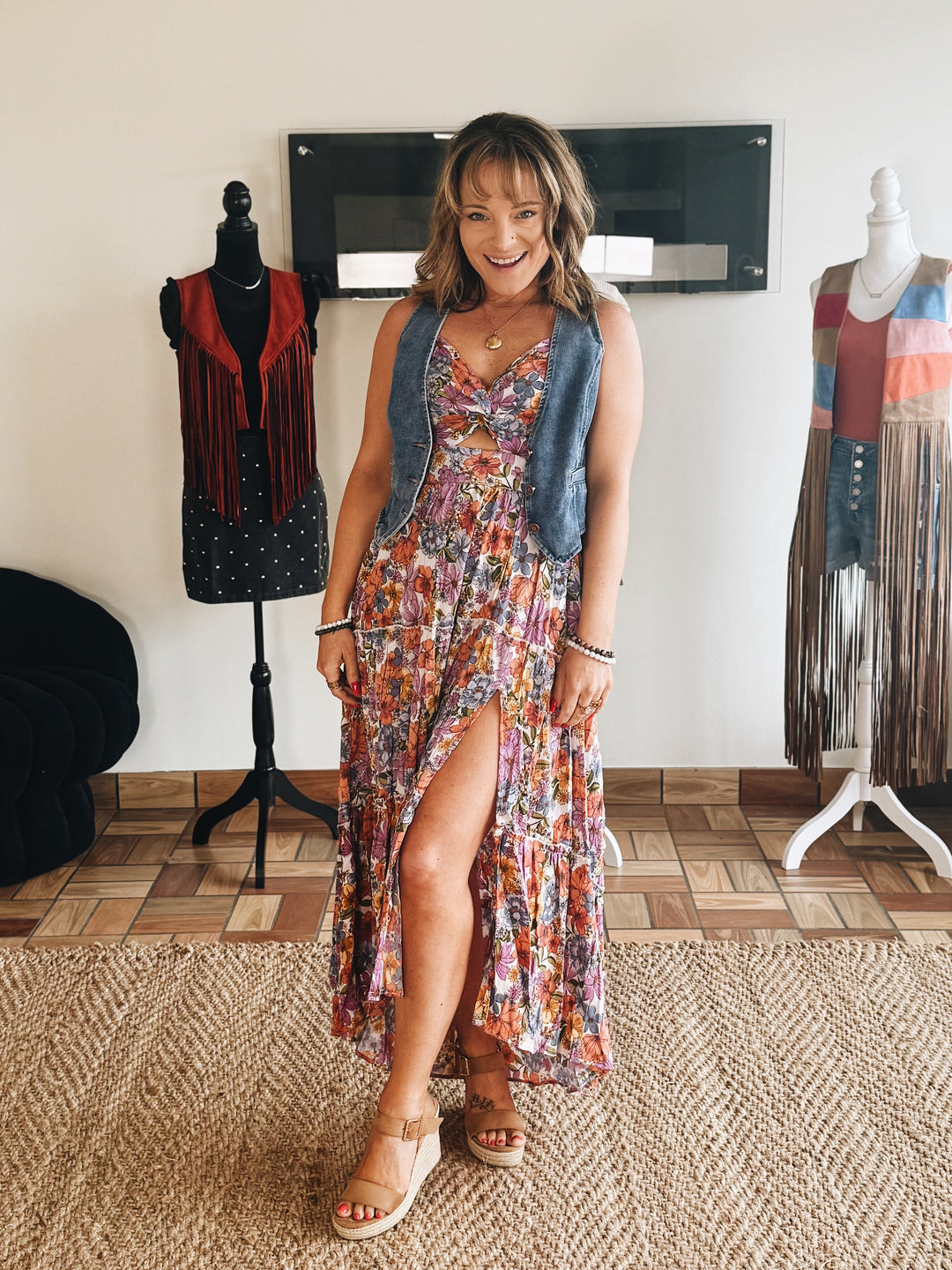 Bloomveil Midi Dress