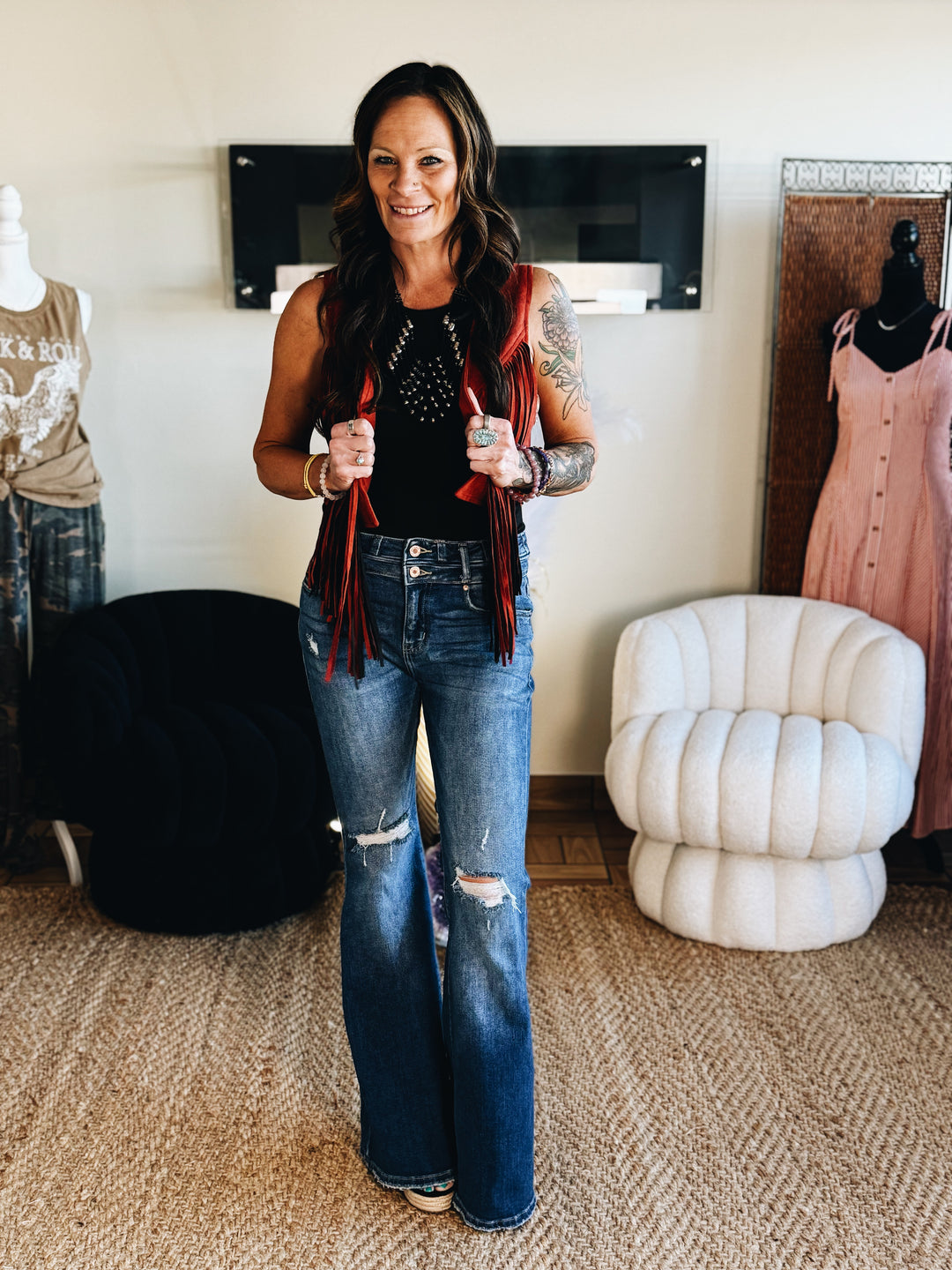 The Wildfire Fringe Vest