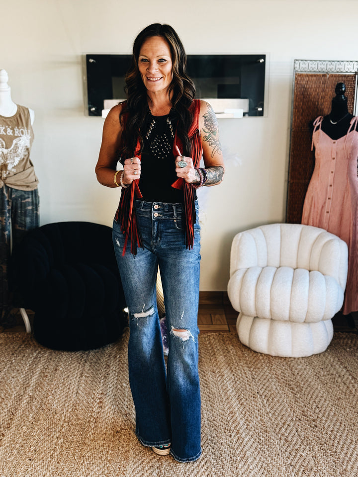 The Wildfire Fringe Vest