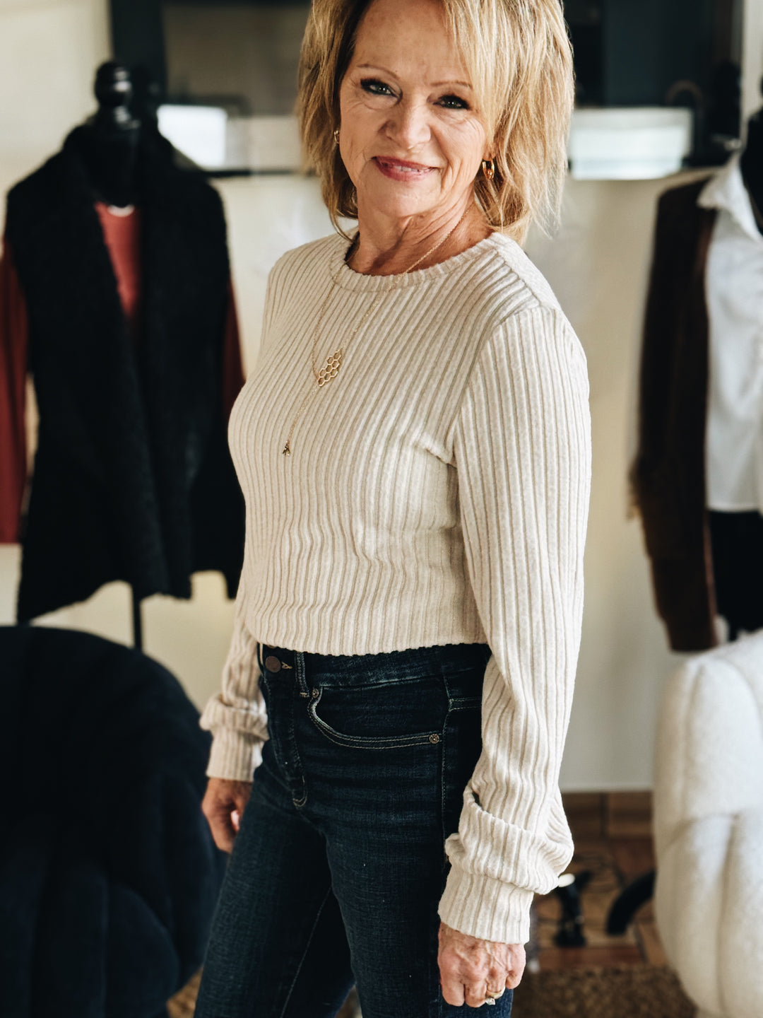 The Quiet Ease Ribbed Top