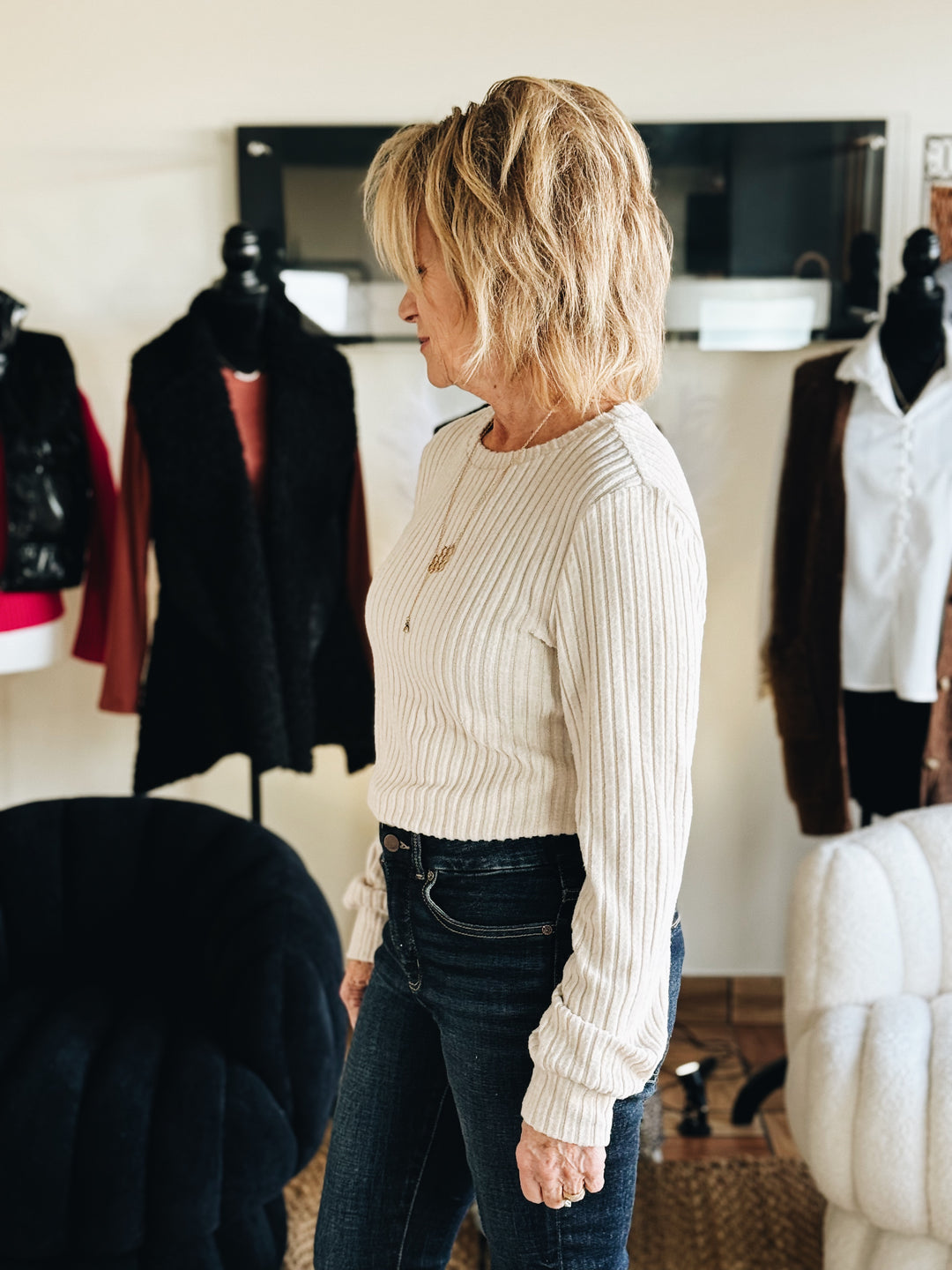 The Quiet Ease Ribbed Top