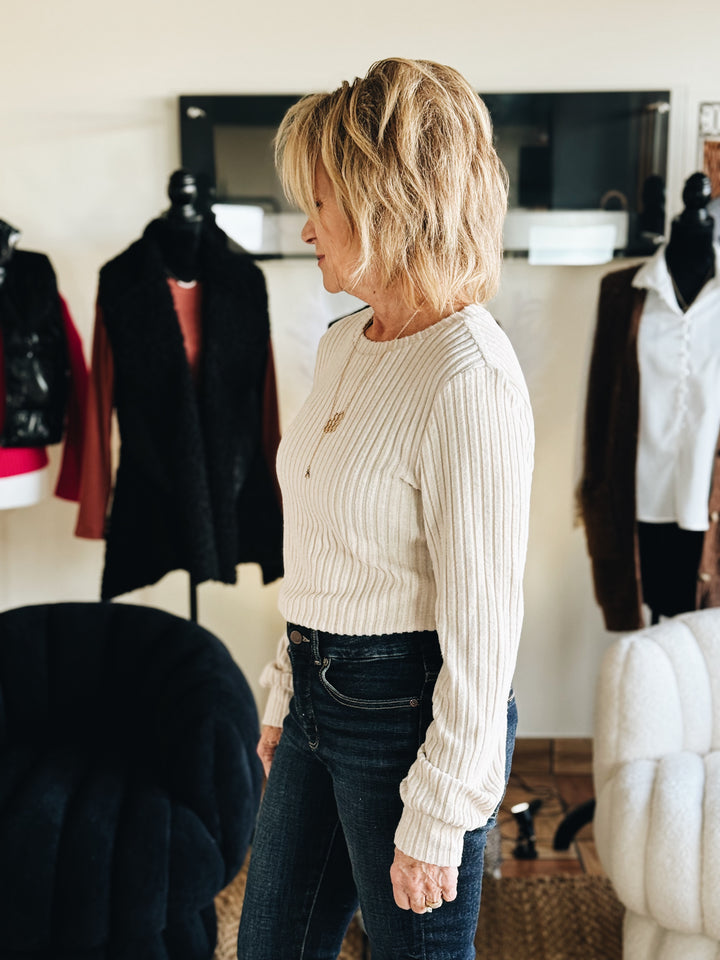 The Quiet Ease Ribbed Top
