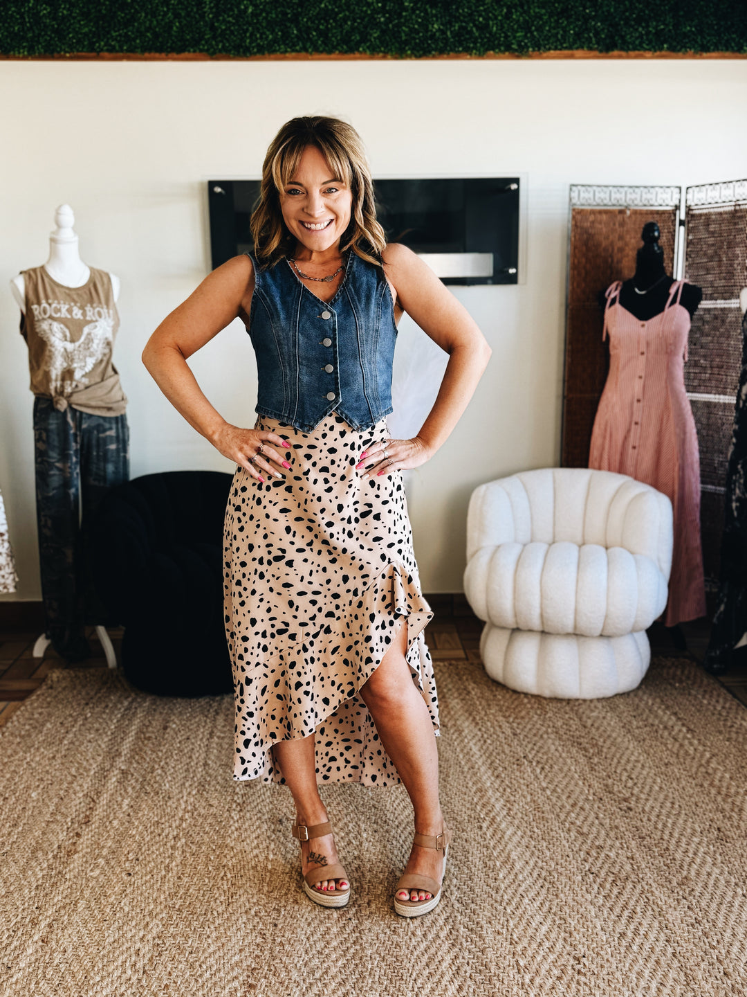 The Spotted Flow Skirt