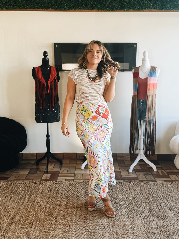 Sunspell Patchwork Midi Dress