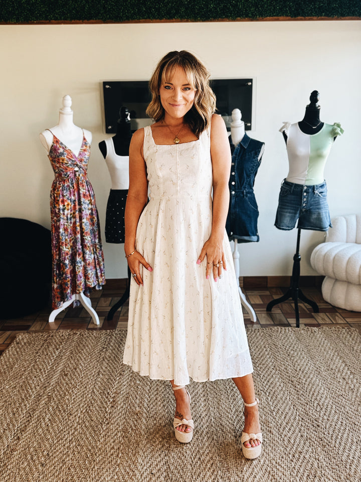Pattern Breaker Floral Midi