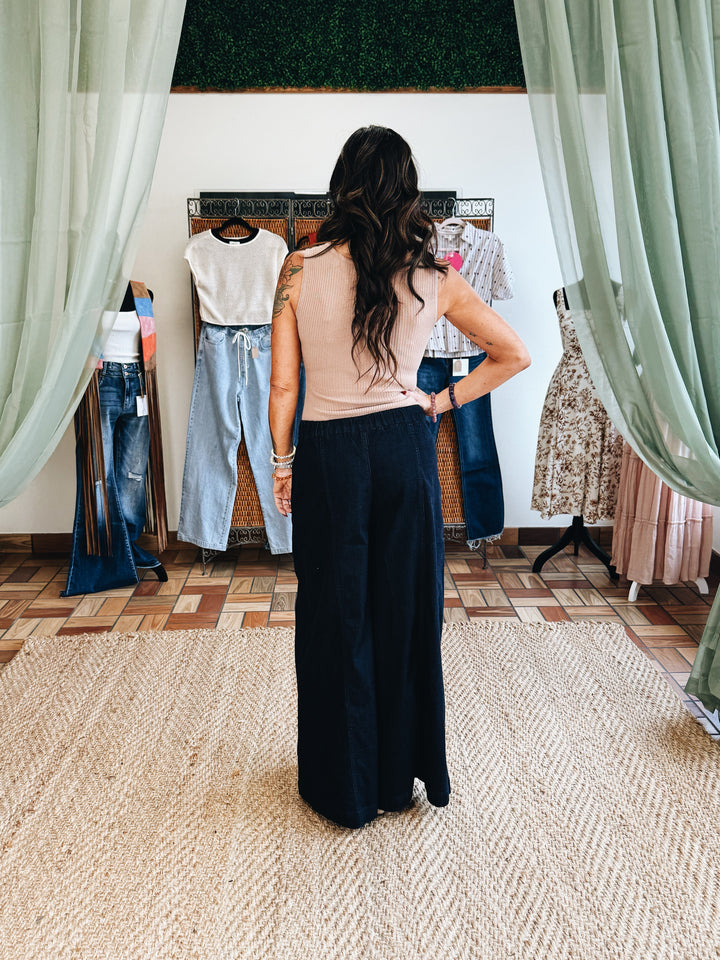 Blue Hour Wide Leg Jeans