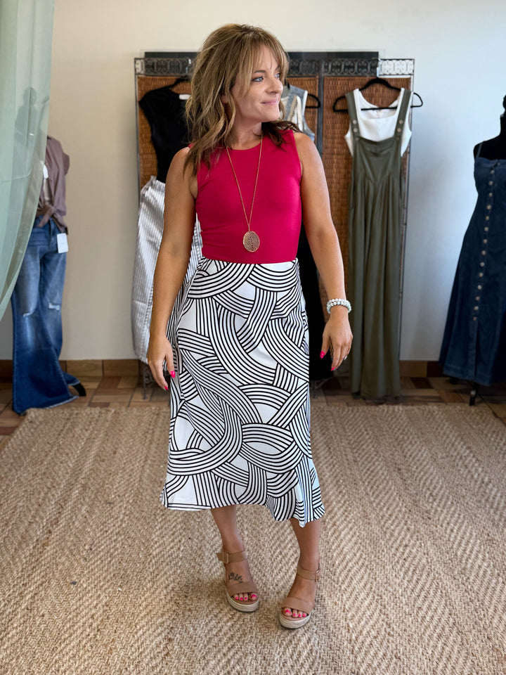 Modern Muse Midi Skirt