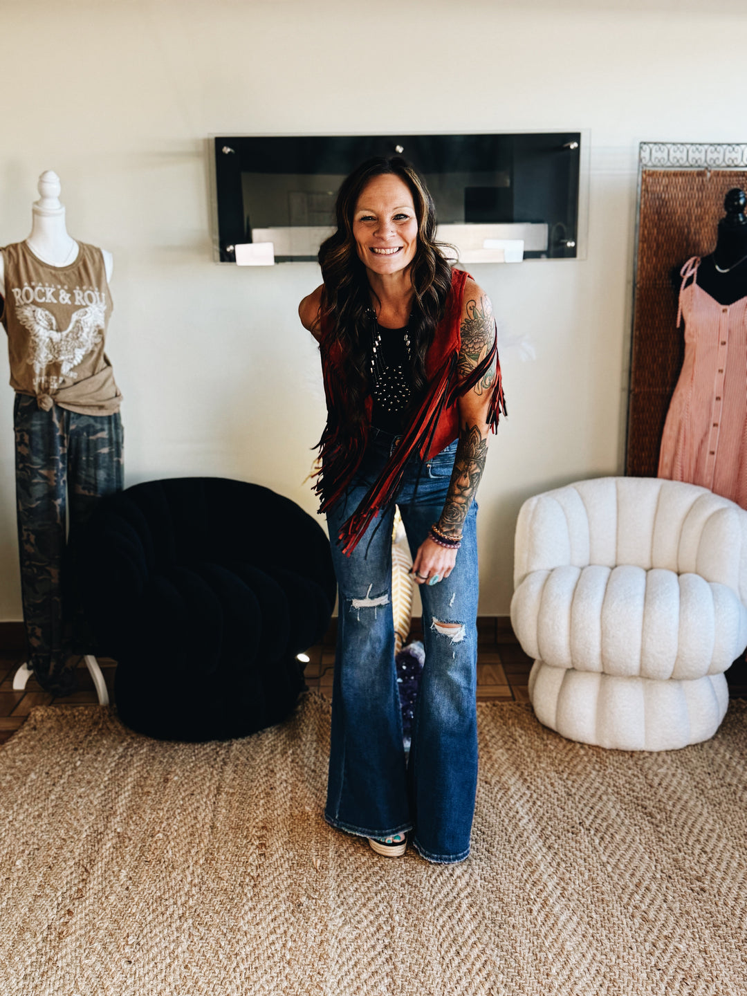 The Wildfire Fringe Vest