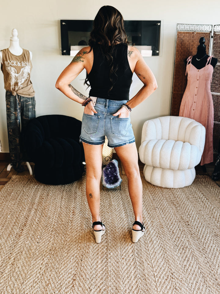 The Buttonline Rebel Denim Shorts