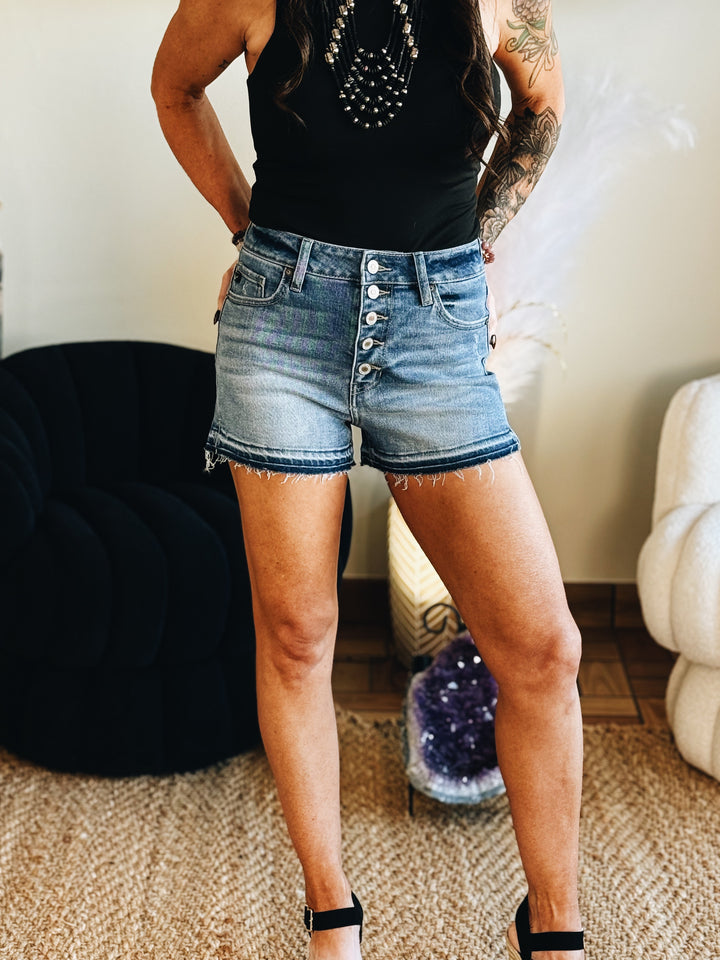 The Buttonline Rebel Denim Shorts