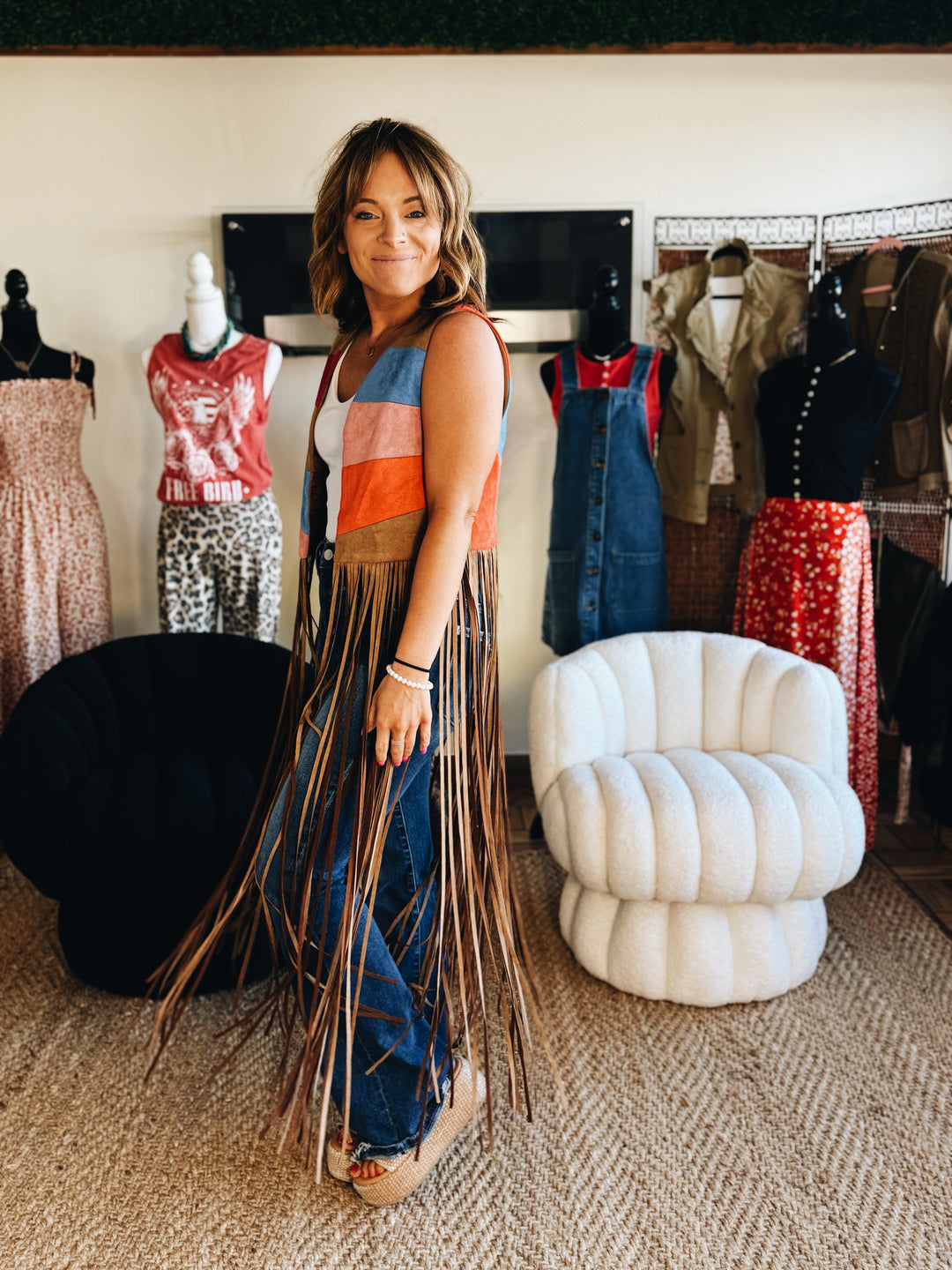 Painted Desert Fringe Vest