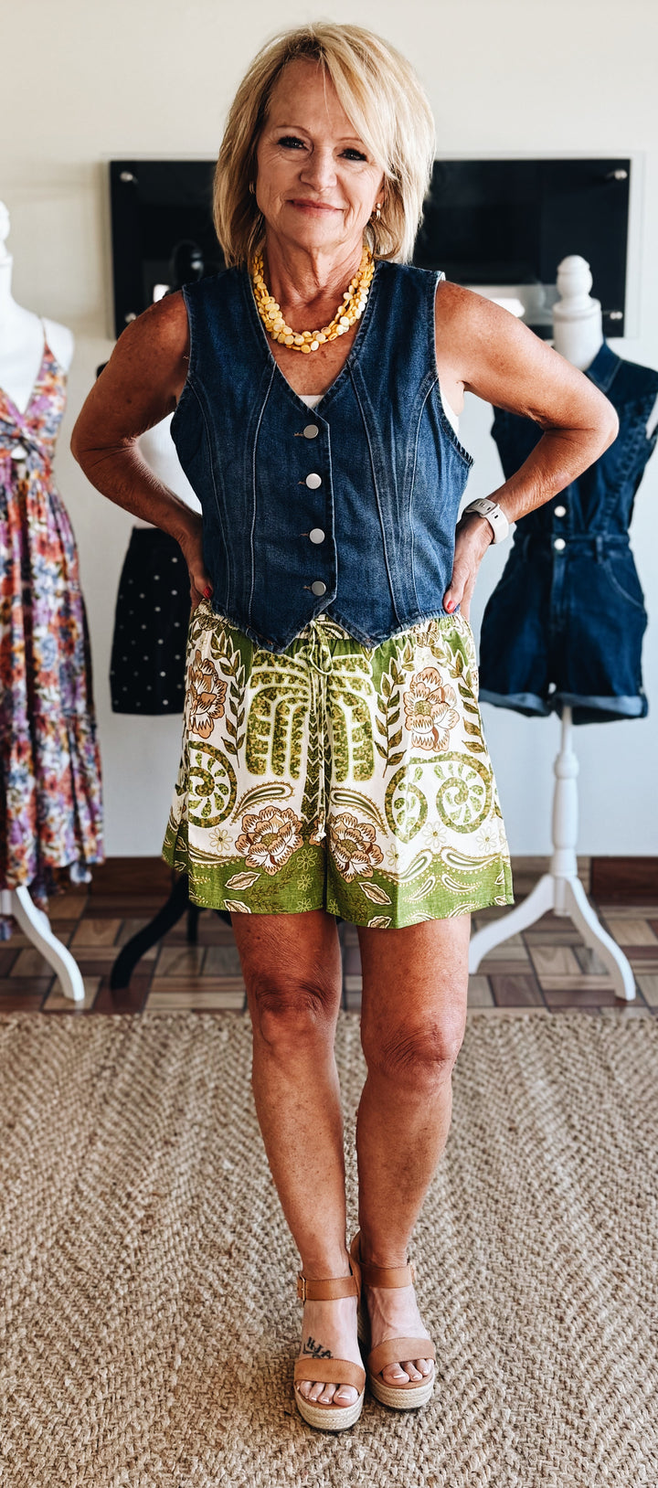 Pattern Shift Shorts