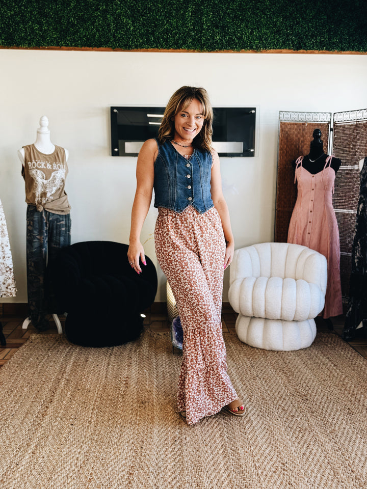 The Structured Denim Vest