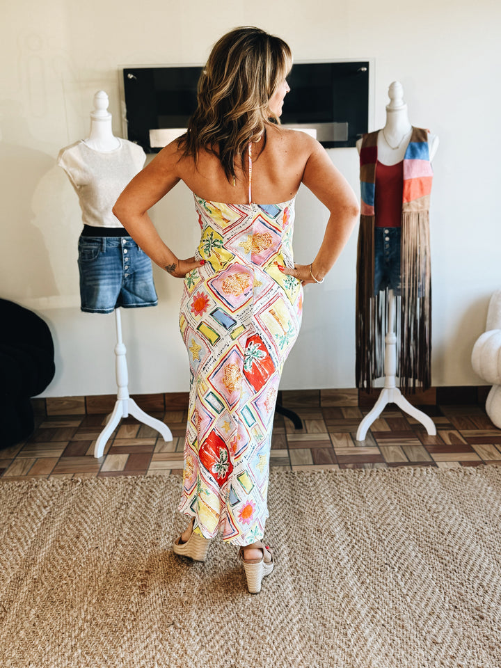 Sunspell Patchwork Midi Dress