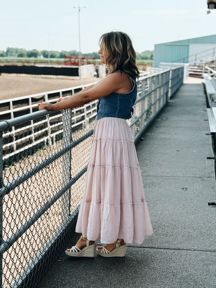 The Structured Denim Vest