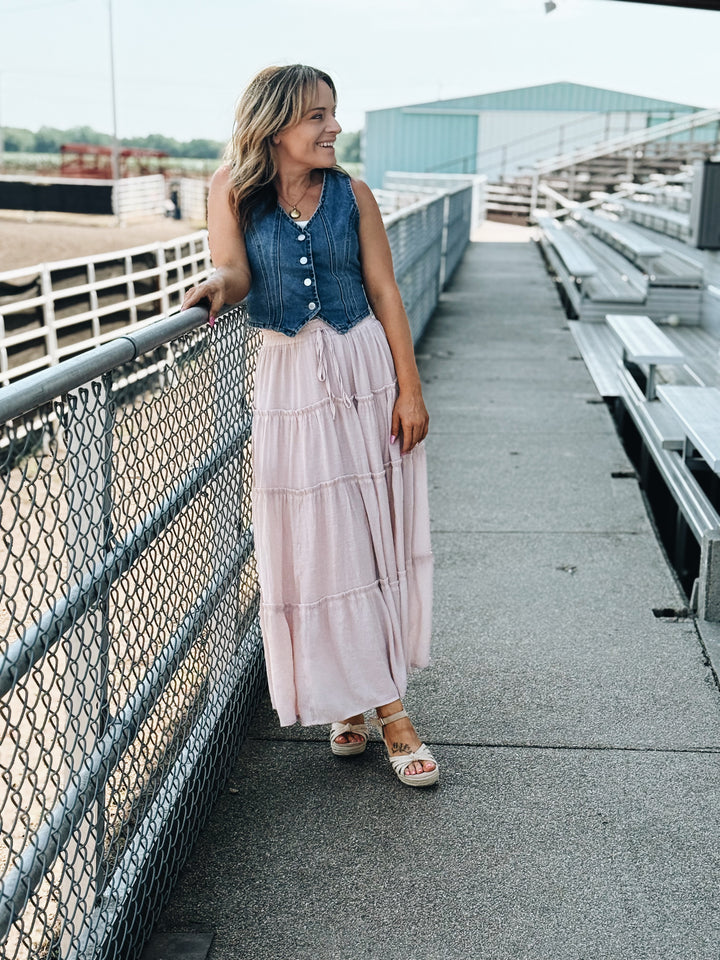 Soft Rebellion Tiered Skirt