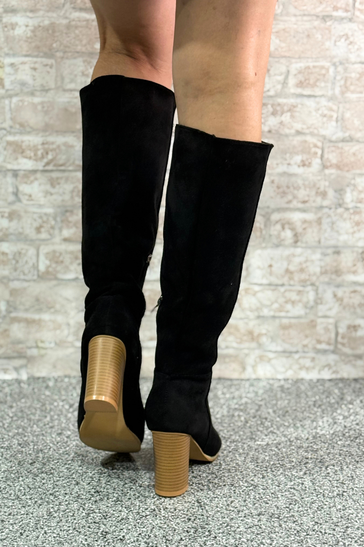 The Flat Refusal – Suede Over-the-Knee Boots