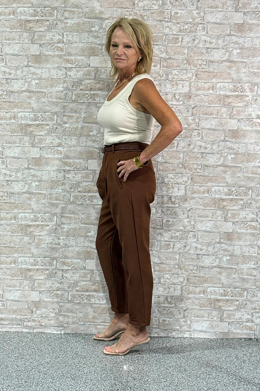 The Clarity Trouser-Belted Trousers
