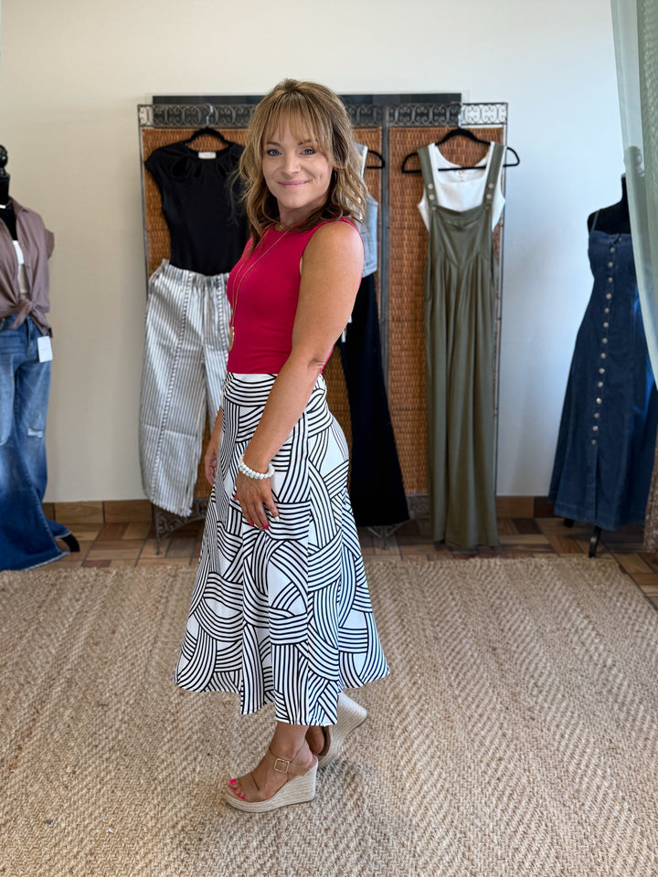 Modern Muse Midi Skirt