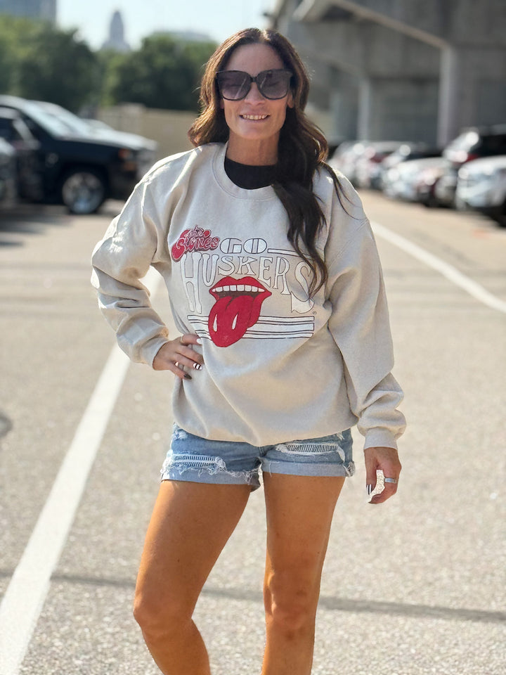 Go Big Red Rocker Sweatshirt