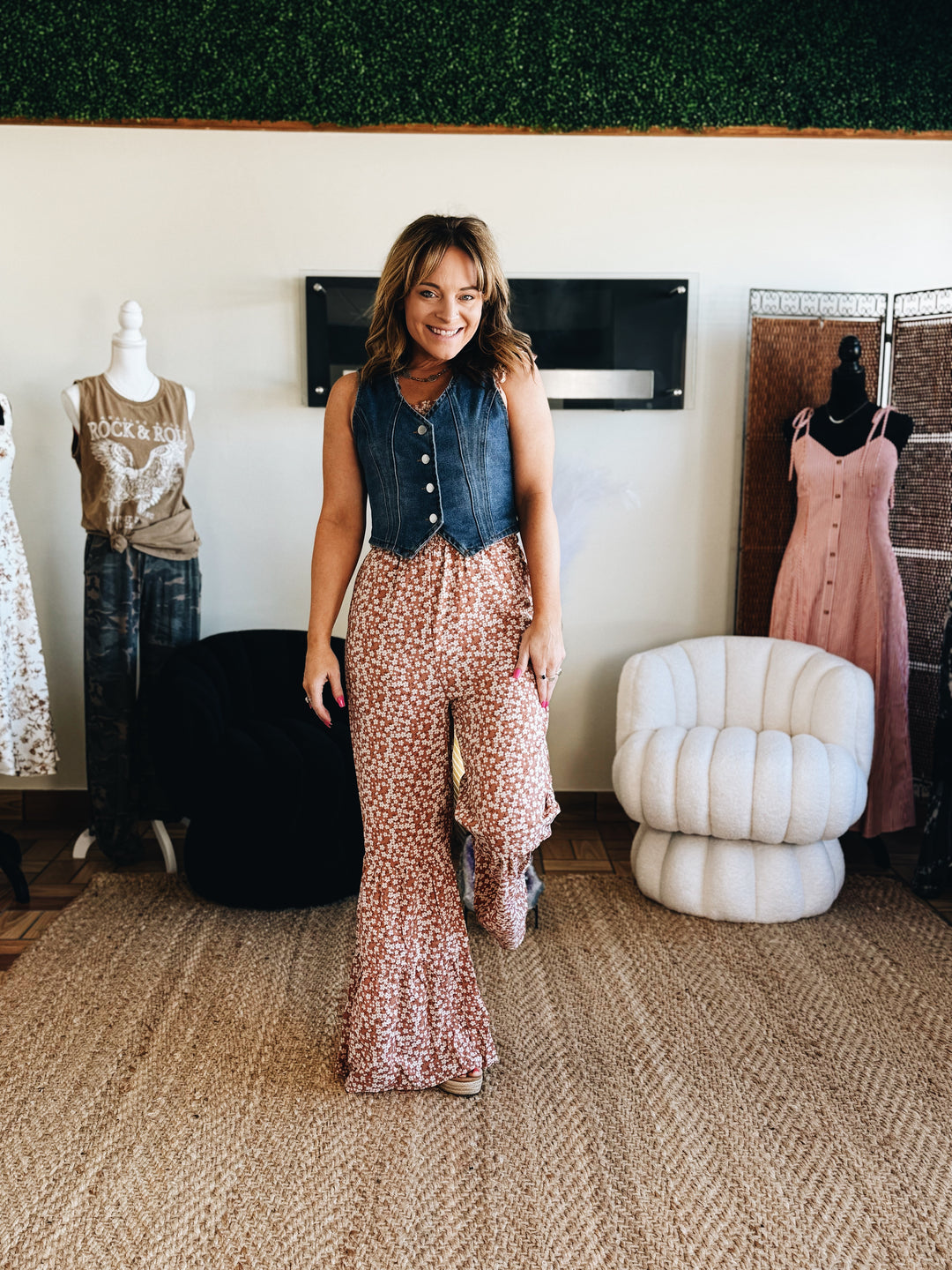 The Structured Denim Vest