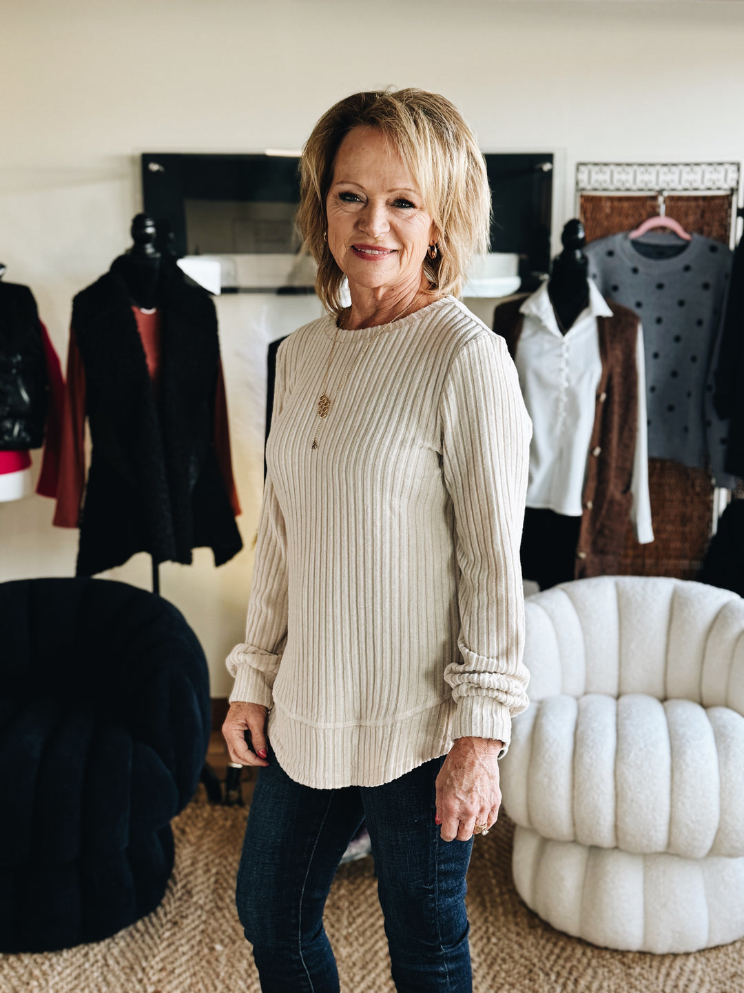 The Quiet Ease Ribbed Top