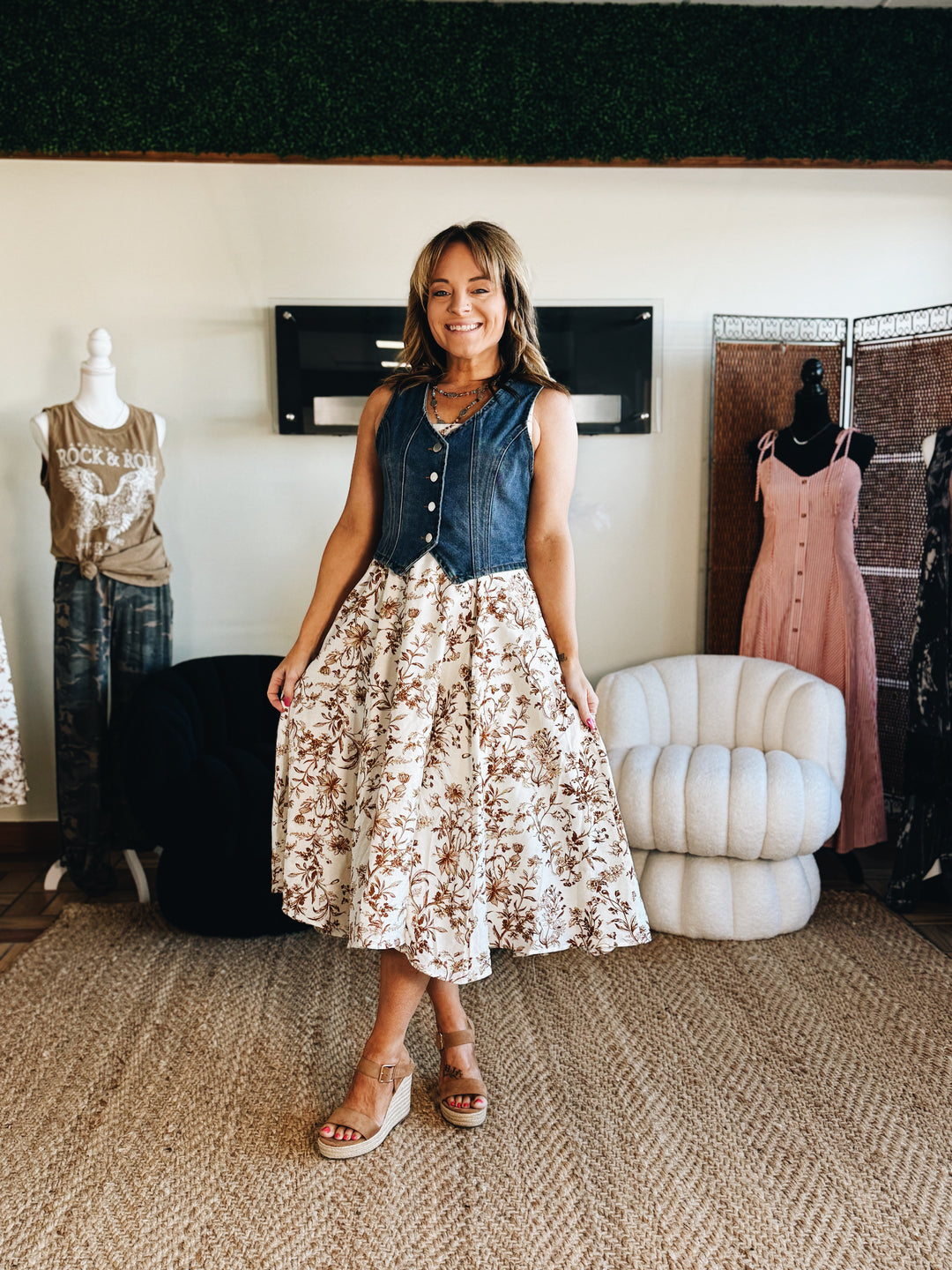 The Soft Bloom Slip Dress