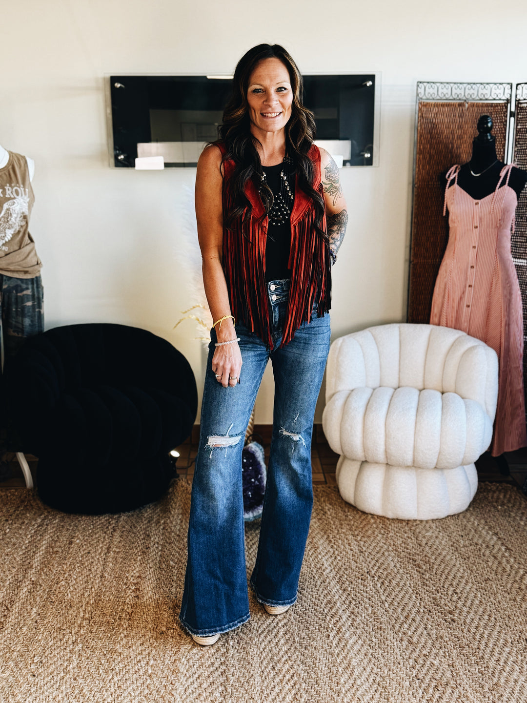 The Wildfire Fringe Vest