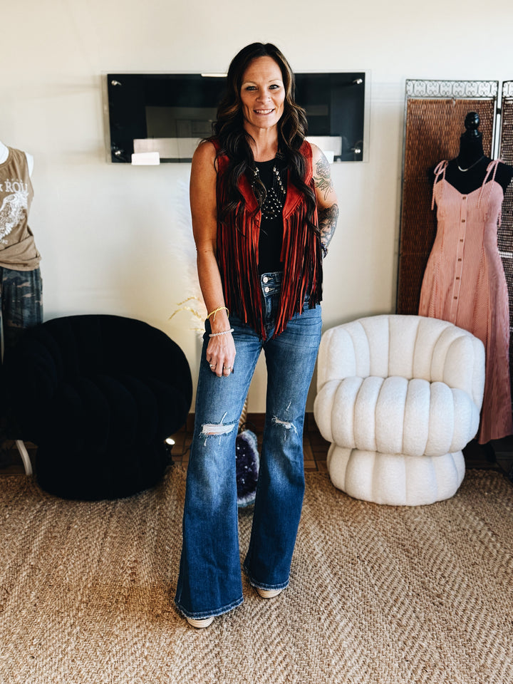 The Wildfire Fringe Vest