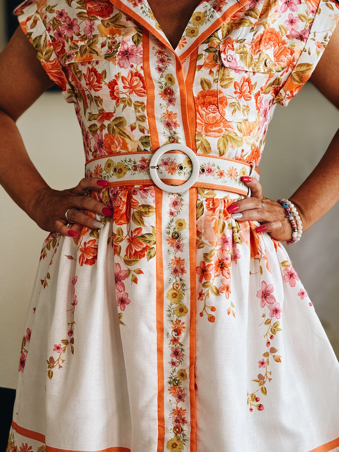 The Garden Party Belted Dress