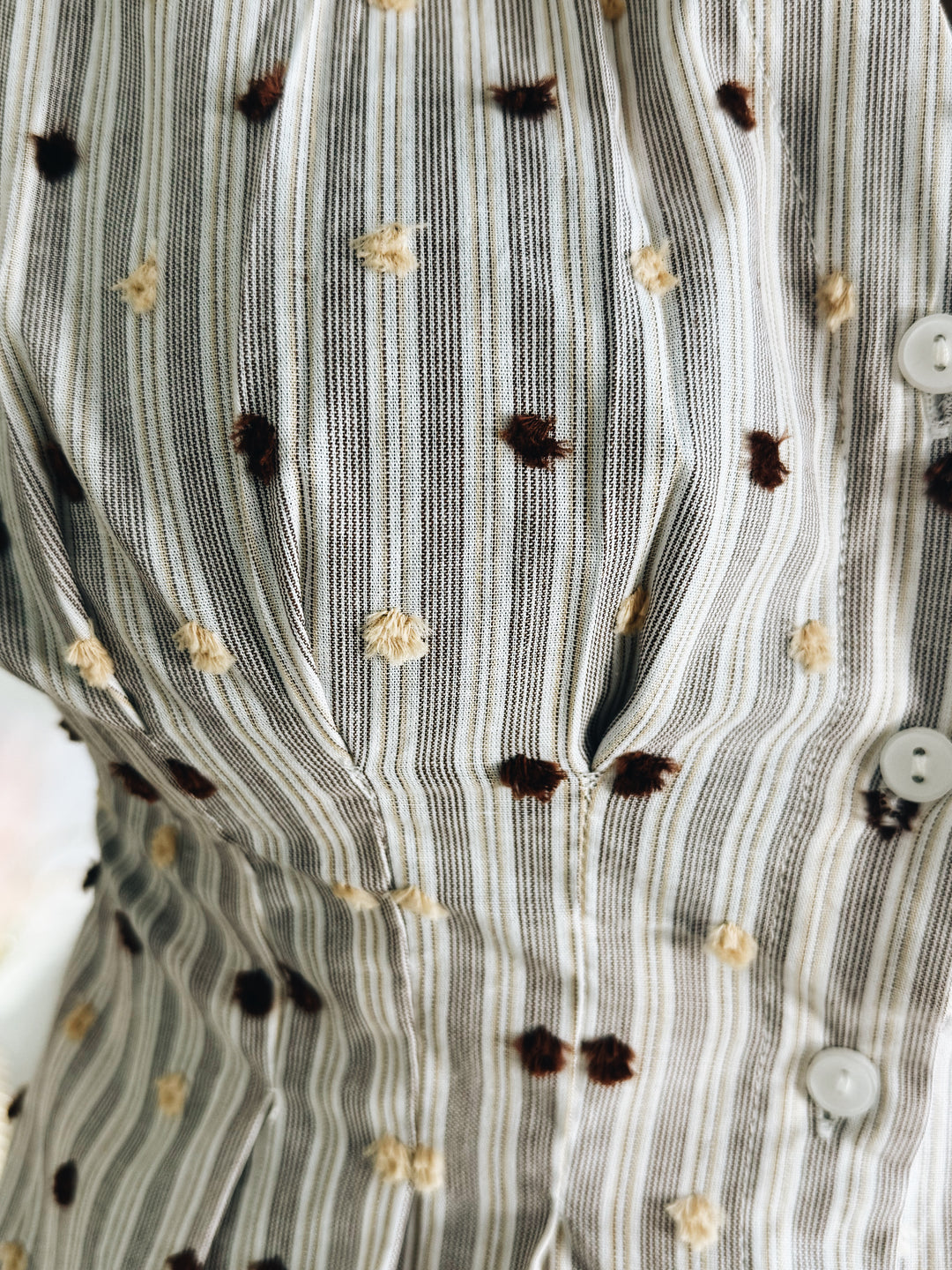 The Grounded Texture Button Top