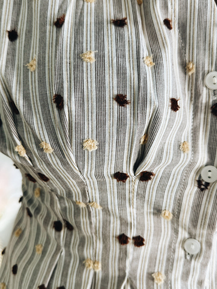 The Grounded Texture Button Top