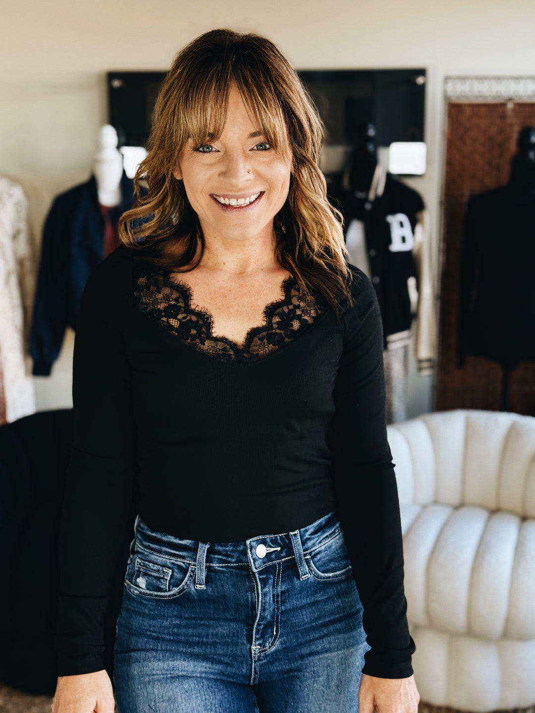 The Soft Silhouette Lace Top