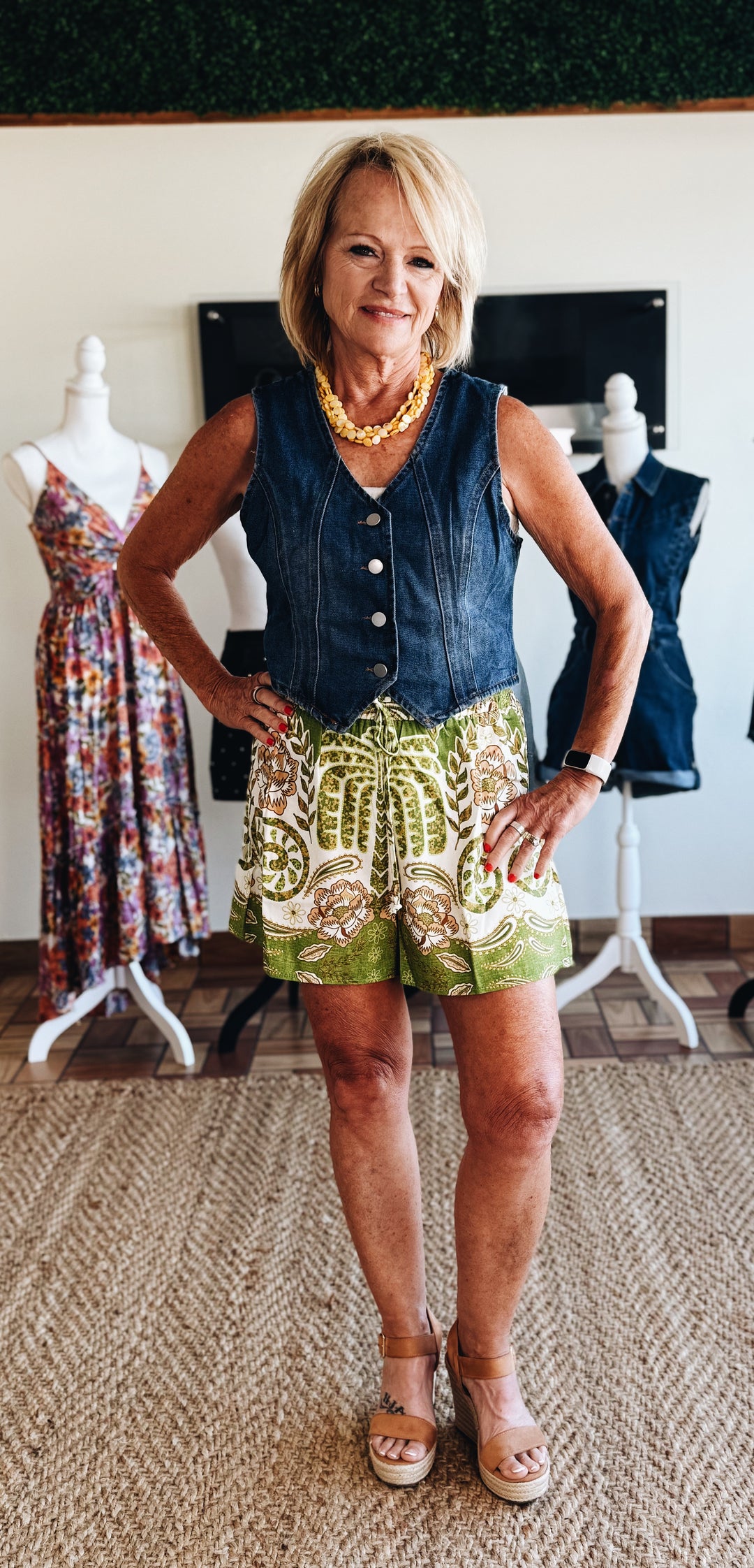Pattern Shift Shorts