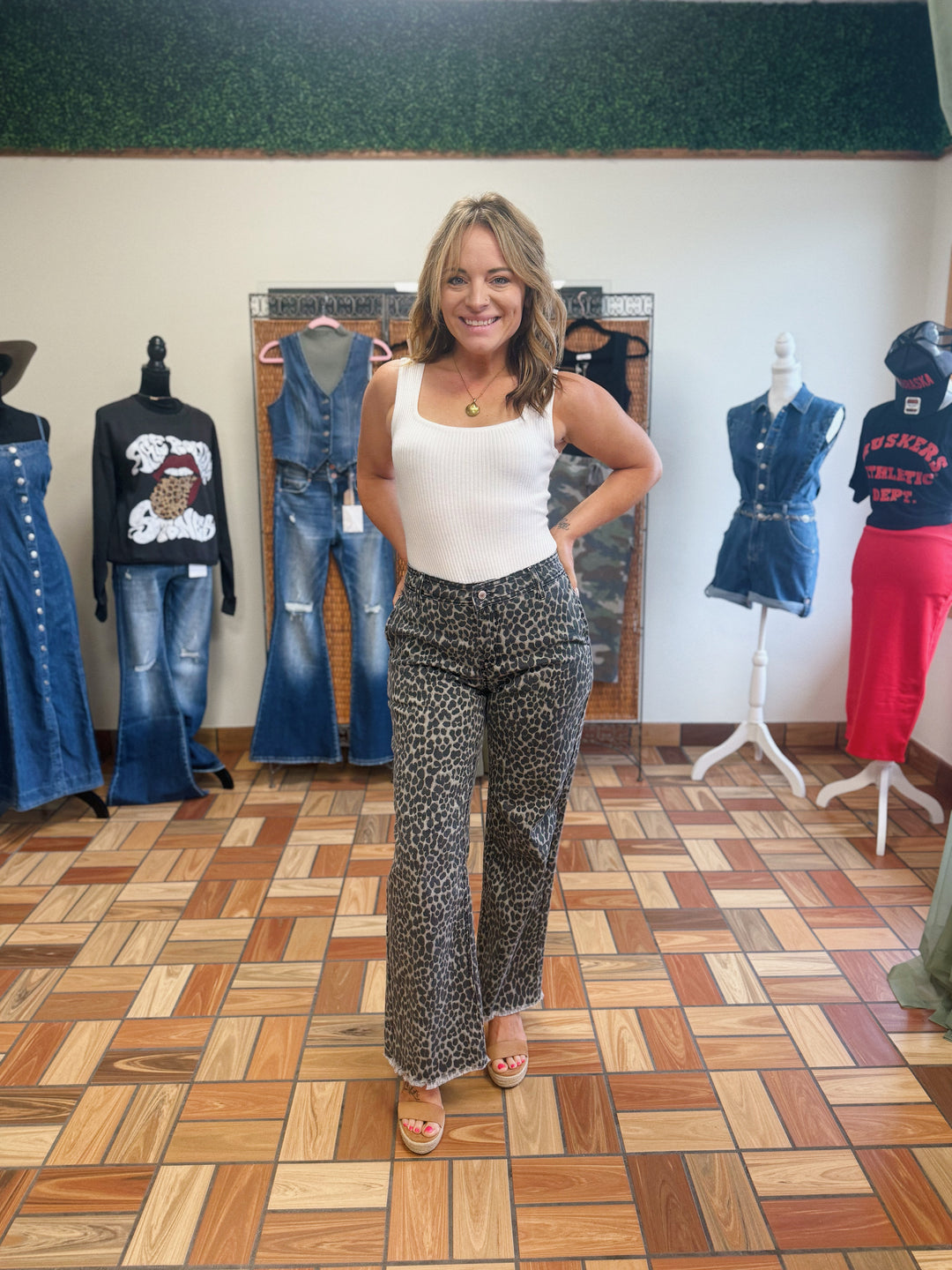 Leopard Luxe Denim